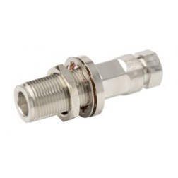 F1PNF-BHC Andrew Type-N Female Bulkhead for FSJ1-50A Cable (Good to 6 GHz)