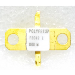 F2012 Polyfet Silicon Gate RF Power VDMOS Transistor 10 Watts Single Ended 28 Volts 10dB Gain 1 GHz (NOS)