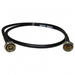 F4A-PDMDM-3M 3m (9.84 ft) FSJ4-50B W/7/16 DIN Male Connectors Installed