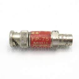 FP-75 Texscan (Trilithic) 75 Ohm 20dB BNC Male/Female Attenuator (Pull)