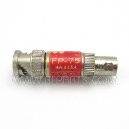 FP-75 Texscan (Trilithic) 75 Ohm 2dB BNC Male/Female Attenuator (Pull)