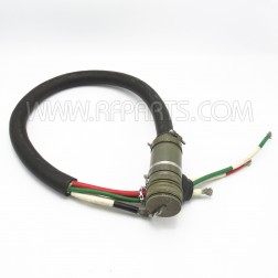 G1601A3231B3C27-2P Glenair Backshell Electrical Connector with 3 Feet of BIW MIL-C-13777G Cable (Pull)
