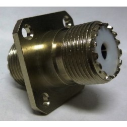 G-40004-HBN Greenpar UHF 4 Hole Flange Chassis Mount In Series Adapter
