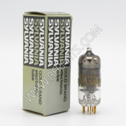 GB6186 Sylvania "Gold Brand" Sharp Cut Off RF Pentode (NOS/NIB)