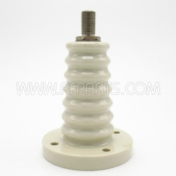 Glazed Ceramic Conical Standoff with Round Base (Pull)
