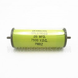 GTL37R503 Dearborn Glass Body Oil-filled Capacitor .05mfd 7.5kvdc (Pull)
