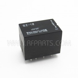 GZ-12 Takamisawa 12V DC 2P2T 3A Relay (NOS)