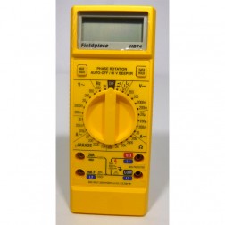 HB74 Fieldpiece Heavy Duty Digital Multimeter w/ Test Leads (NOS)