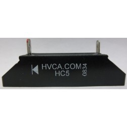 HC5 HIGH VOLTAGE RECTIFIER BLOCK WITH MOUNTING SLOTS, 1 amp, 5kv-piv