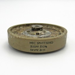 SPHTT501KD High Energy Doorknob Capacitor 500pf 5Kv 10% (Pull)