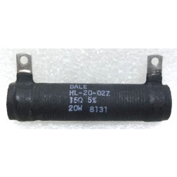 HL20-02Z-15 Dale Wirewound Resistor 15ohm 20watt 5% (NOS)