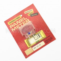 HTME-DMA-001 Modutec DC Milliamperes Edge Meter with Mounting Plate (NOS)