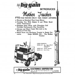 515 Hy-Gain Vintage "Mother Trucker II" 27Mhz 1500 Watt Truck Antenna (NOS)