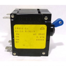 IEG11-1-61-10.5 Circuit Breaker, Dual AC, 10.5a, Airpax