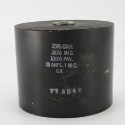2610-CM86, Capacitance .01mfd, Voltage 8kv, Amps 39Type CM86 (NOS)
