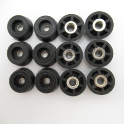 SF6B  Cabinet Feet w/Steel Support, Black (Pack of 12) Budwig 