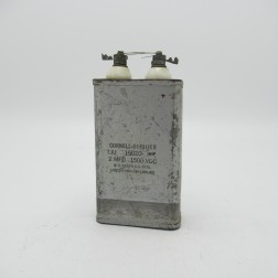 TJU15020 Cornell Dubilier Oil-Filled Capacitor 2mfd 1.5kvdc (Pull)