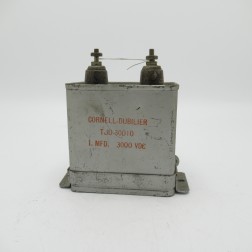 TJU30010 Cornell Dubilier Oil-Filled Capacitor 1mfd 3kvdc (Pull)