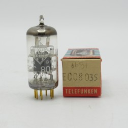 ECC803S / 12AX7 Telefunken Premium Gold Pin Audio Amplifier Tube (NOS)