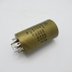 DD0476A Twist Lock Capacitor 4 sec, 60/60/40uf@350v,and 100uf @100v, CDE (NOS)