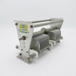 1623 Bud Dual Section Variable Capacitor 20-250pf 2.4kv 0.08" Gap 21 Plates (Pull)
