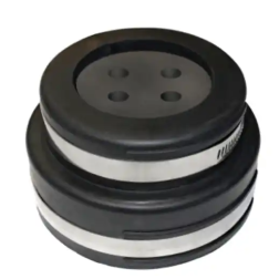 IZYBA4-38-4 4" Heliax Cable Entry Boot with 4 Holes for 3/8" Cable