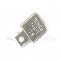 J101-240 Semco Metal Cased Mica Capacitor Case B 240pf 350 (NOS)