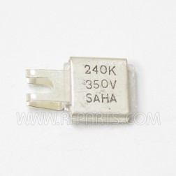 J101-240 Saha Metal Cased Mica Capacitor Case F 240pf 350v (NOS)