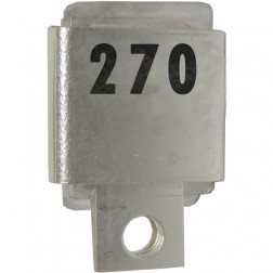 J101-270 FW Metal Cased Mica Capacitor Case A 270pf 350v (NOS)