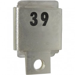 J101-39 FW Metal Cased Mica Capacitor Case A 39pf 350v (NOS)