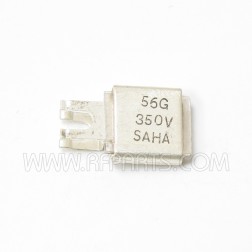J101-56 Saha Metal Cased Mica Capacitor Case F 56pf 350v (NOS)