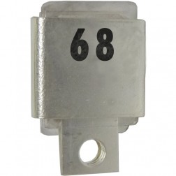 J101-68 FW Metal Cased Mica Capacitor Case A 68pf 350v (NOS)