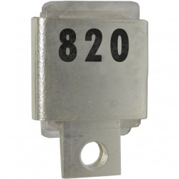 J101-820 FW Metal Cased Mica Capacitor Case A 820pf 350v (NOS)
