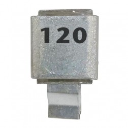 J602-120 FW Metal Cased Mica Capacitor 120pf 250v (NOS)