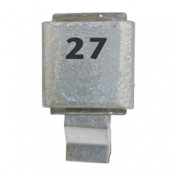 J602-27 FW Metal Cased Mica Capacitor 27pf 250v (NOS)
