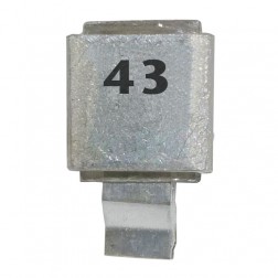 J602-43 FW Metal Cased Mica Capacitor 43pf 250v (NOS)