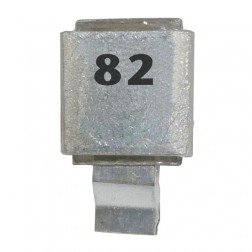 J602-82 FW Metal Cased Mica Capacitor 82pf 250v (NOS)