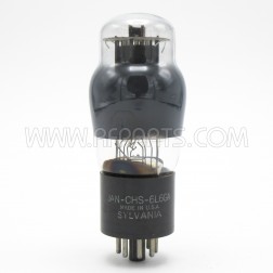 JAN-CHS-6L6GA Sylvania Black Plate Beam Power Amplifier Tube (LHP)