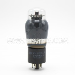 JAN-CHS-6L6GA Sylvania Black Plate Beam Power Amplifier Tube (NOS)
