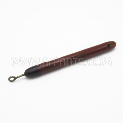 CS-823A Janco Glazed Ceramic Antenna Tiedown Insulator 7-1/2" long x 5/8" diameter (NOS)