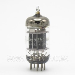JG-5751WA General Electric Black Plate Twin Triode (NOS)
