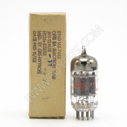 JHY-12AU7 CBS Medium Mu Twin Triode Black Plate (NOS)