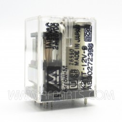 K2YT-12V-9 Arrow Relay DPDT 12v 195 Ohm PCB Mount 3 Amp (NOS)