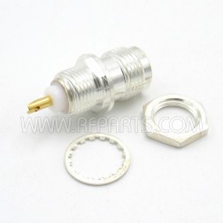 KA-71-02 Kings TNC Female Panel Mount Connector with Solder Cup 11GHz 50 Ohm