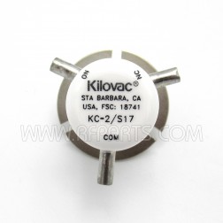 KC-2/S17 Kilovac SPDT Vacuum Relay 26.5vdc 17kv 250 Ω (NOS)