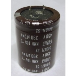 KMH450VN391M Capacitor,snap lock can 390uf 450v 35x45 mm. Chemicom