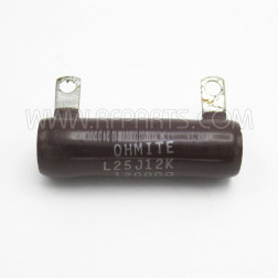 L25J12K Ohmite Wirewound Resistor 12K ohm 25 watt (Pull)