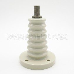 Glazed Ceramic Conical Threaded Standoff (Pull)