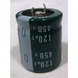 LGU2W121MHLA Nichicon Snap Lock Capacitor 120uf 450v