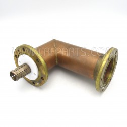 M1-19089-2C RCA Right Angle L-Shape 3-1/8" to 3-1/8" EIA Adapter (Pull)